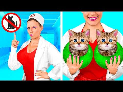 Видео: Как Пронести Животных в Больницу от Fun Teen