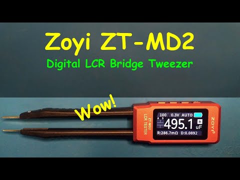 Видео: Uni-Byte 0310 - Пинцет Zoyi ZT-MD2 LCR: ОЧЕНЬ хорош!