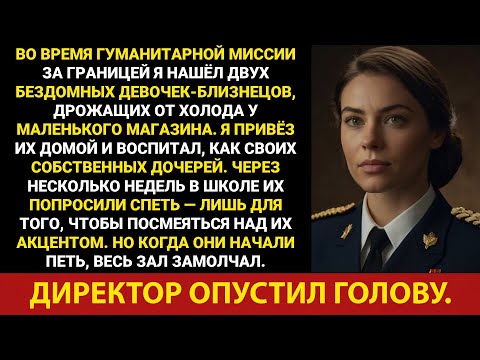 Видео: Я спасла двух бедных девочек-близняшек во время миссии — а потом школа попросила их спеть в шутку...