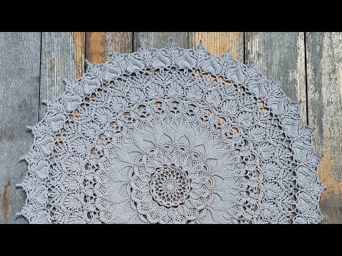 Видео: Серветка 'Чарівна тканина' (77-78 ряд)  | Arcanowaeave doily