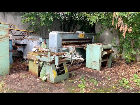 Видео: Обнаружил свалку станков из СССР и Германии. Снял видео. Кто и зачем их выкинул неизвестно