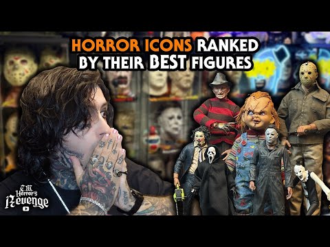 Видео: Легенды ужасов: рейтинг лучших фигур! Майкл Майерс, Чаки, Призрачный фейс, клоун Арт и другие!