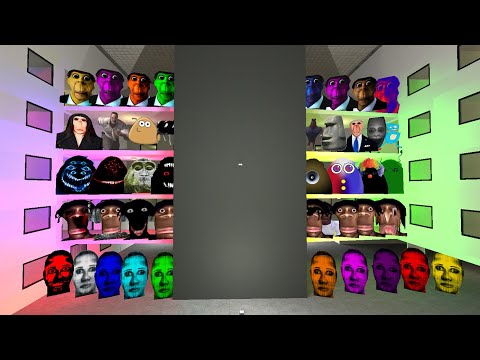Видео: Obunga Nextbot, Nico's Nextbots Family, Angry Munci, Jundale Pringle Family, Selene Family в Gmod