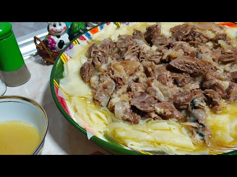 Видео: Бешбармак. Beshbarmoq tayyorlash .