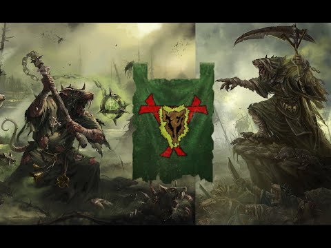 Видео: Medieval 2-Сall of Warhammer - Саб-мод Мрак Хаоса 2.0: Клан Пестиленс , по сценарию Юстиниана.