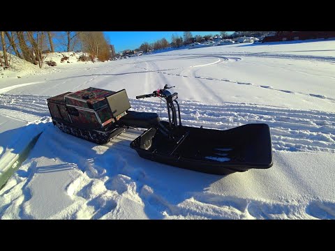 Видео: Мототолкач на максималке