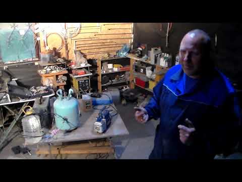 Видео: Промывка системы кондиционера вакуумным насосом