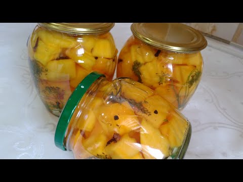 Видео: Зимой оближешь пальчики! ДЕЩЕВО , ВКУСНО и Очень ПОЛЕЗНО ! Маринованная Тыква на зиму