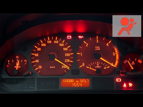 Видео: Как исправить ошибку подушки безопасности на BMW? погасить лампочку AirBag, Sitzbelegungserkennung