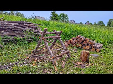 Видео: Построил козла. Апофеоз плотницкого дела.