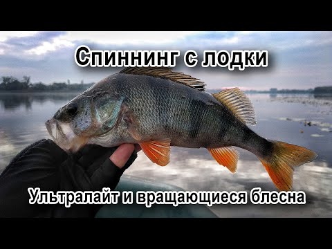 Видео: Спиннинг с лодки. Ультралайт и вращающиеся блесна