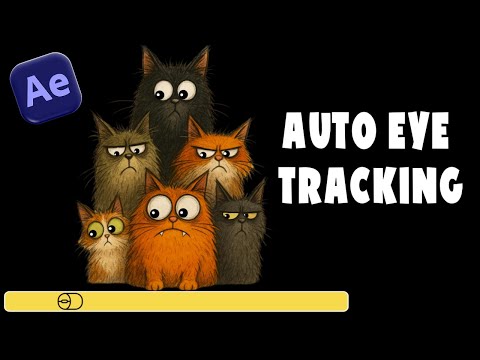 Видео: Как анимировать отслеживание взгляда в After Effects | Простой трюк с выражением лица | Заставьте...
