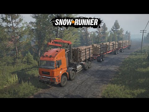 Видео: Максимальный груз для Azov 67096 «Atom» / SnowRunner / Logitech G29