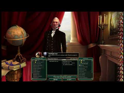 Видео: Война против всех без заключения мира в Civilization 5. Атилла 2000BC — 1800BC. #8.