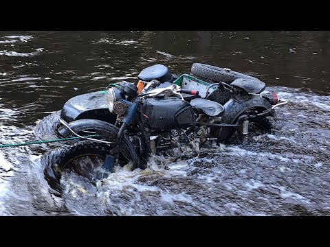Видео: Урал Днепр прохват к Люблинскому озеру
