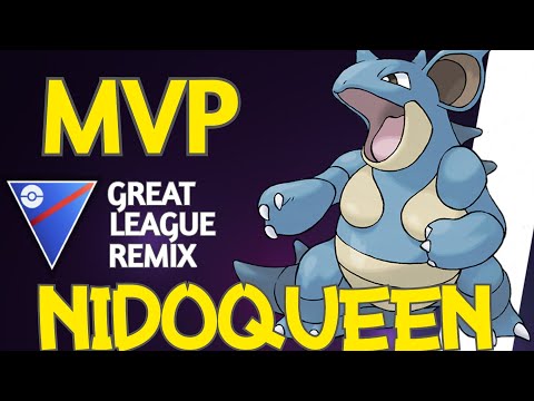 Видео: На пути к рангу «ЭКСПЕРТ» с DOMINANT NIDOQUEEN | Great League Remix Team | Pokemon GO
