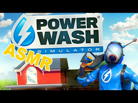 Видео: ASMR PowerWash Simulator :: Расслабляюще мою всякое пока ты не уснешь🌿 💧