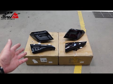 Видео: Задние фонари V2 Demon Eye для Honda Civic Sedan 11-го поколения 2022-23 годов