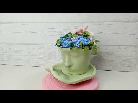 Видео: Всё из мыла. Чайная пара. Незабудки и ромашки.