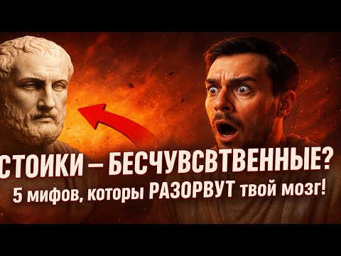 Видео: Стоики БЕСЧУВСТВЕННЫЕ ИСТУКАНЫ? 🤔 5 МИФОВ, которые РАЗОРВУТ ваш мозг!