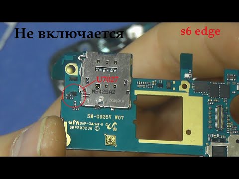 Видео: s6 edge работает только от зарядки! Нет реакции на кнопку включения (без ЗУ)