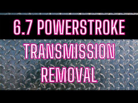Видео: 6.7 СНЯТИЕ ТРАНСМИССИИ POWERSTROKE R&R