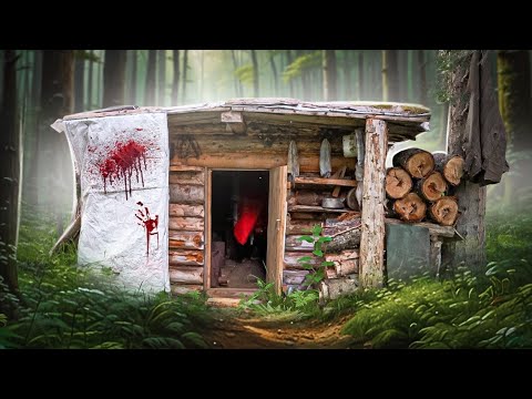 Видео: НАШЕЛ УЖАСНЫЙ ДОМ В ЛЕСУ, УКРЫЛСЯ ОТ ГРОЗЫ, ПРОВЁЛ НОЧЬ В ТАЙГЕ