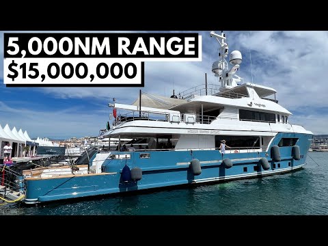 Видео: 15M+ 2022 CdM DARWIN 106 "UPTIGHT" Экспедиция Sportfisher Explorer Long Range SuperYacht Tour