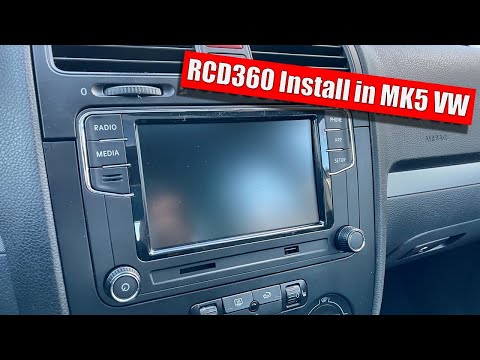 Видео: Установка магнитолы RCD360 в VW Jetta Mk5