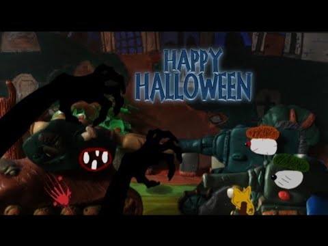 Видео: "Выжить в хэллоуинскую ночь" мультики про танки. 