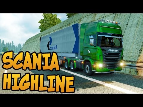 Видео: Euro Truck Simulator 2 - Новый Трак SCANIA R HIGHLINE