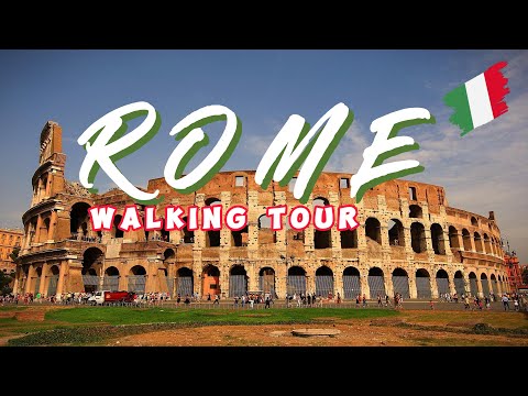 Видео: ROME 🇮🇹 | Знаменитые Достопримечательности 🏟️ | Прогулка 4K (V2)