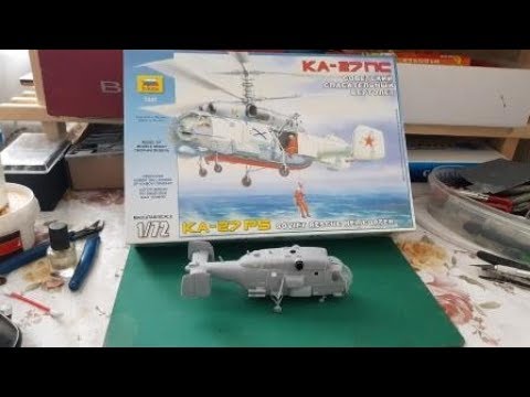 Видео: Ка-27 (Zvezda) 72scale...шаг 1
