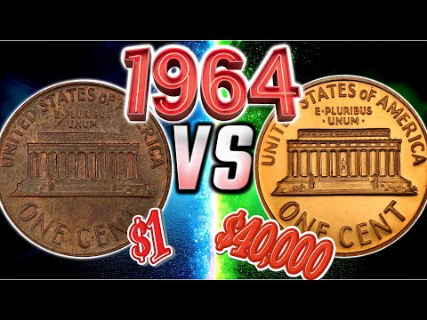Видео: Объяснение стоимости пенни 1964 года — какие памятные центы стоят денег?