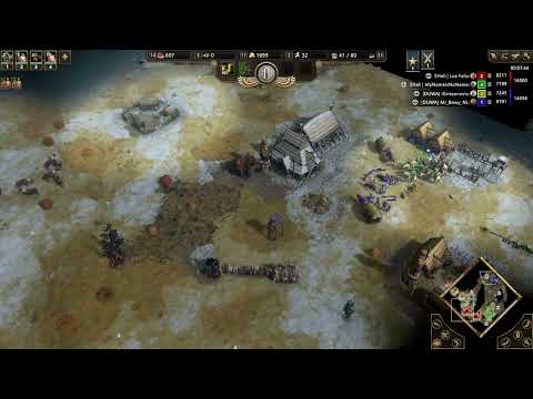 Видео: Лютое макро в Age Of Mythology: Retold. Isis+Odin vs Freyr+Fuxi on Tundra