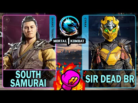 Видео: MK1 Южный Самурай (Шан Цун) против Сэра Мертвого BR (Сайракс)🥊Mortal Kombat 1🥊4K 60ᶠᵖˢ