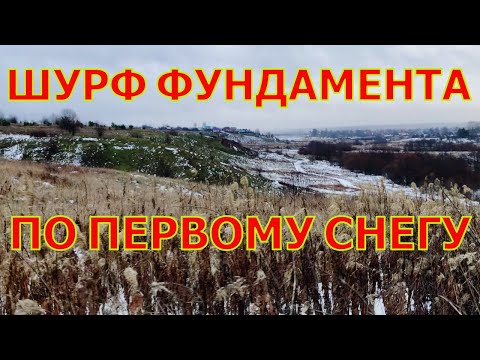 Видео: ШУРФ по первому снегу. Коп монет. В поисках старины.