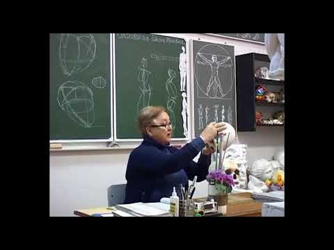 Видео: Голова Череп человека 992 Мб