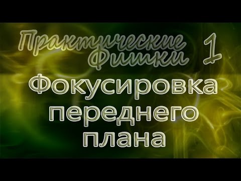 Видео: ФОКУСИРОВКА ПЕРЕДНЕГО ПЛАНА. Photoshop (Фотошоп) за один день! (Практические Фишки)