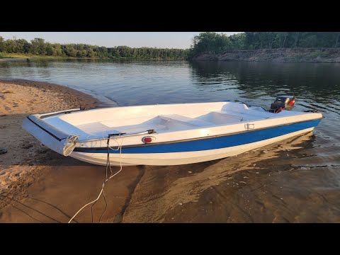 Видео: Кайман 36S  после 4 лет эксплуатации.  Первые проблемы с мотором Tohatsu 9,9