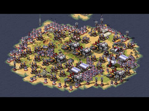 Видео: Red Alert 2 | Месть Юрия | 7 на 1 — Карта мира — Очень сложный ИИ — Случайный — Франция