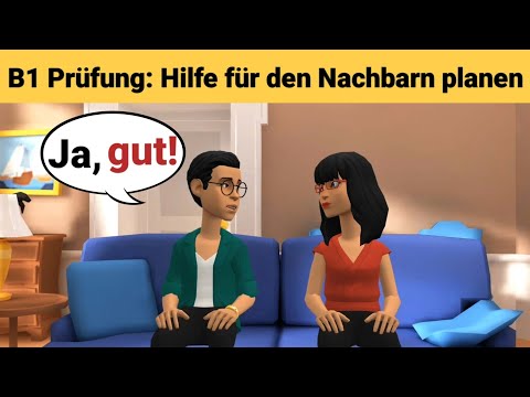 Видео: Устный экзамен по немецкому языку B1 | Планируем что-то вместе/диалог | Разговор Часть 3: Помощь