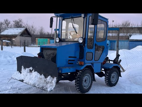 Видео: Самодельный трактор ЧАСТЬ 2 копия т-150 кировец