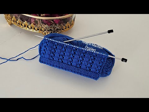 Видео: Ух ты, здорово 🧶 Схема вязания на двух спицах для жилета, шали и кардигана