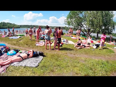 Видео: Фрязино / ОЗЕРО БОЛЬШОЕ. Подмосковные пляжи