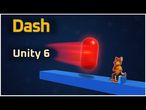 Видео: Unity 6: Dash (рывок) в платформере — C#