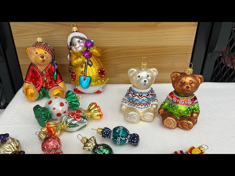 Видео: 🎅Польские ёлочные игрушки. Импульс. Bilinski. Huras Family. Kamozja