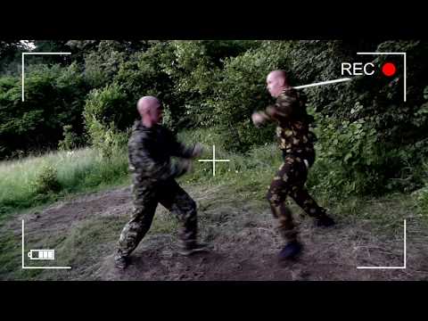 Видео: От палки серху, сбоку.Вход, вариативность контратак.В.Н.Крючков/defense against a stick from above