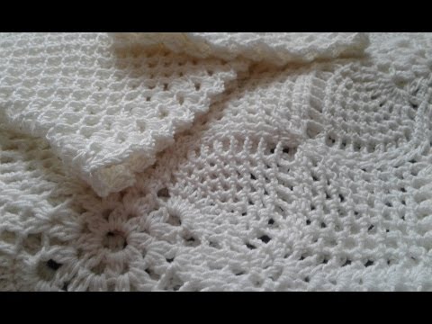 Видео: Квадратный мотив крючком. Соединение квадратных мотивов // Crochet motif