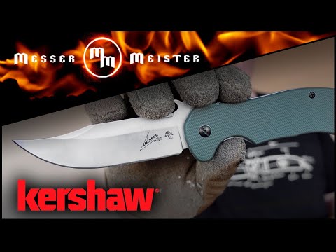 Видео: Неразрушимый боевой нож - тест Kershaw CQC-10